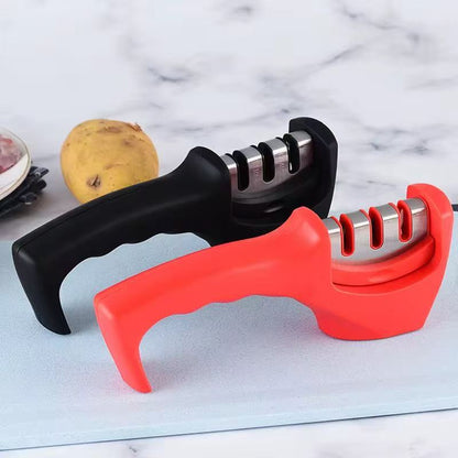 Bottom anti-slip quick knife sharpener