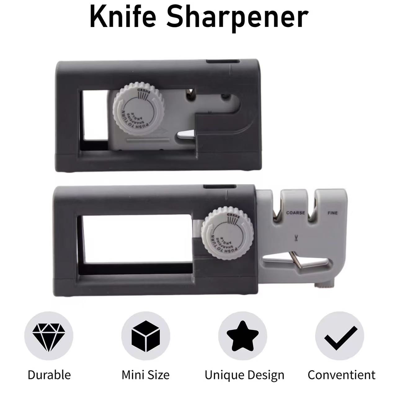 Adjustable and extendable multi-functional knife sharpener