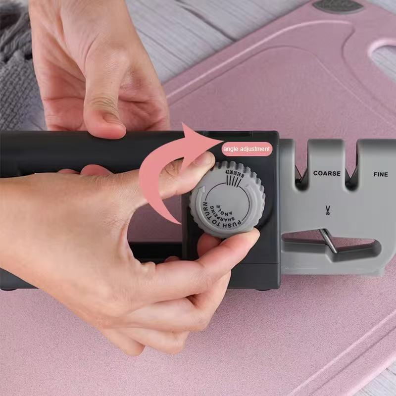 Adjustable and extendable multi-functional knife sharpener