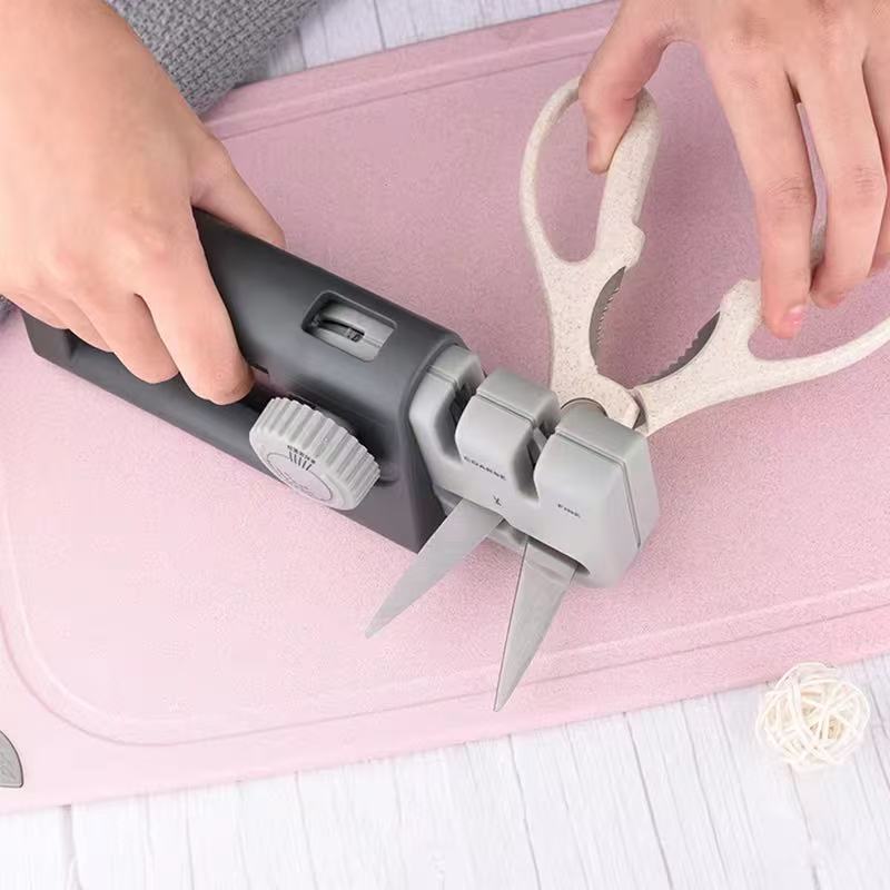 Adjustable and extendable multi-functional knife sharpener