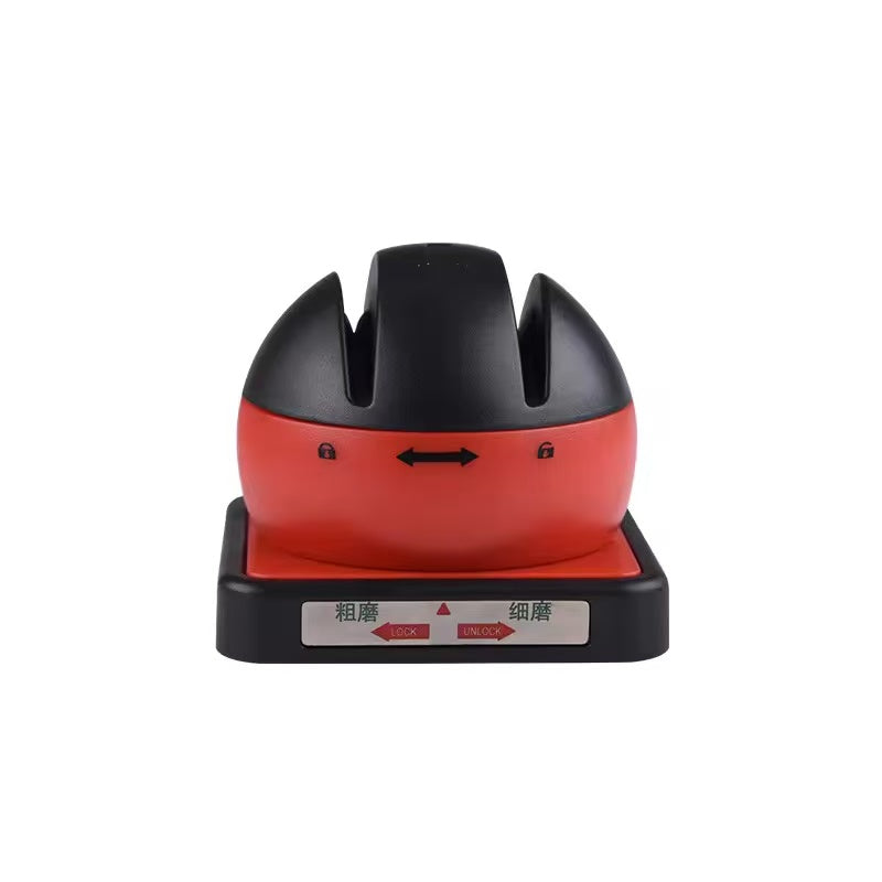 Bottom suction knife sharpener