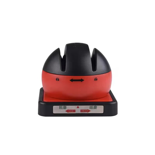 Bottom suction knife sharpener