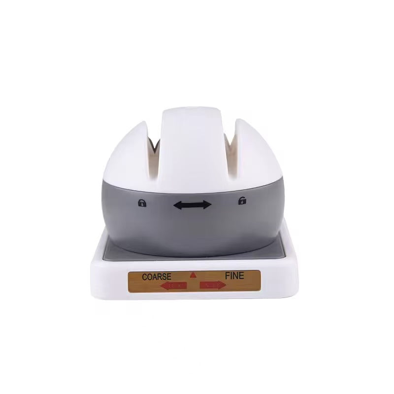 Bottom suction knife sharpener