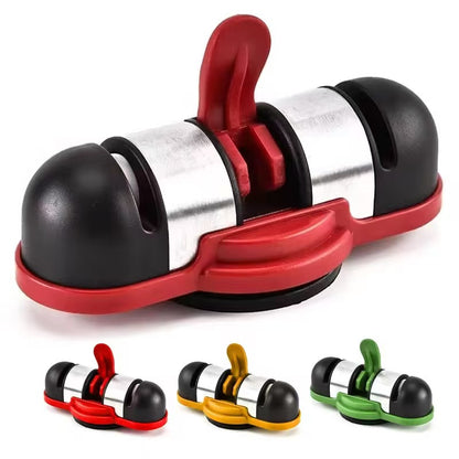 Suction cup knife sharpener