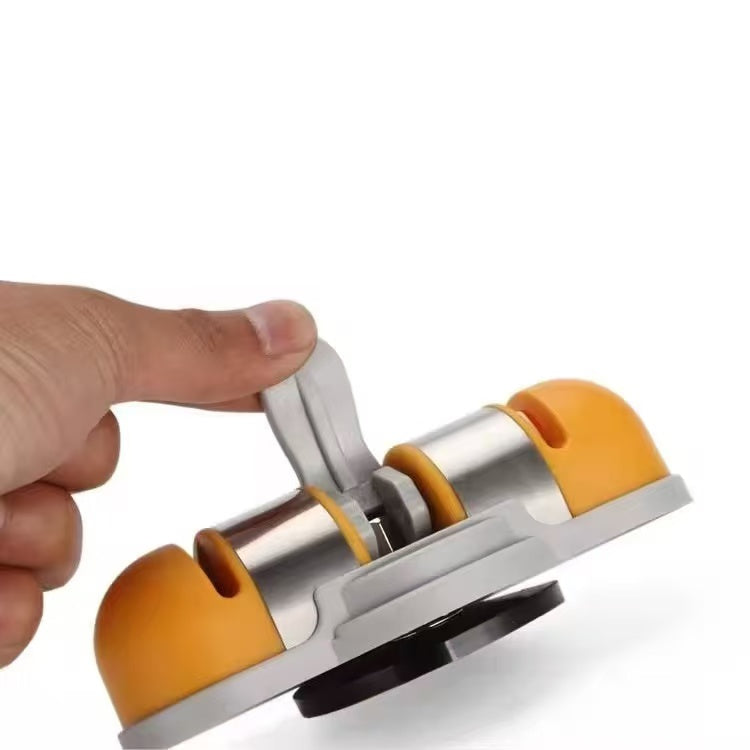Suction cup knife sharpener