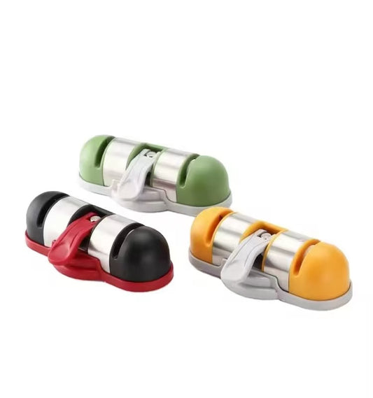 Suction cup knife sharpener