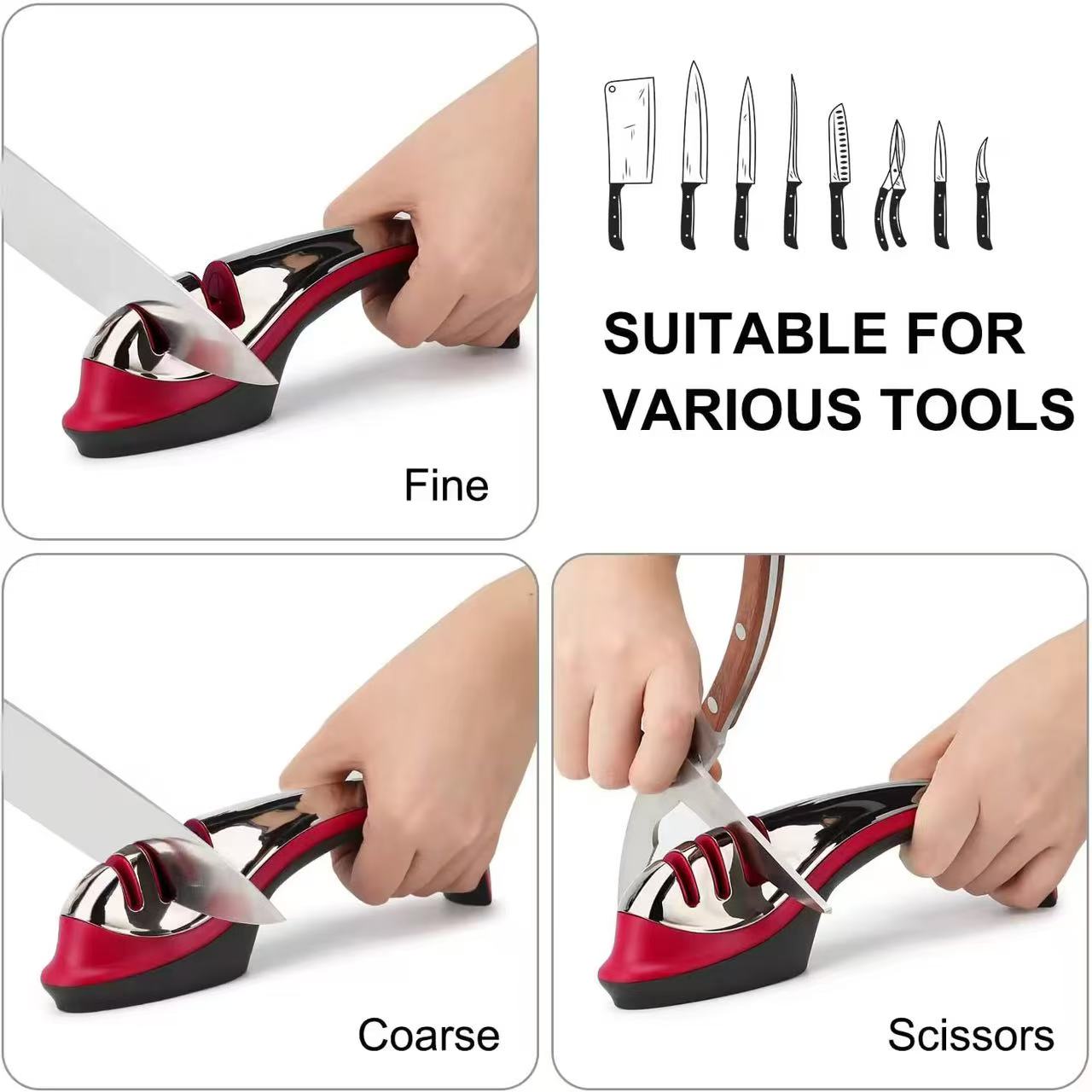 Household quick knife sharpener