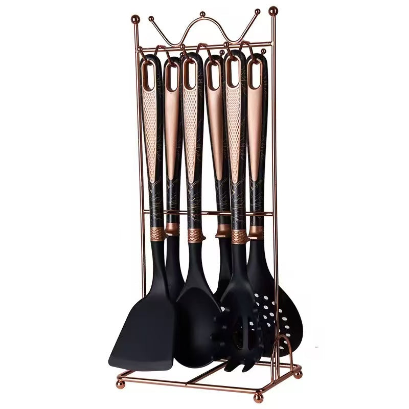 Food-grade high-temperature-resistant silicone kitchenware set - 7-piece set