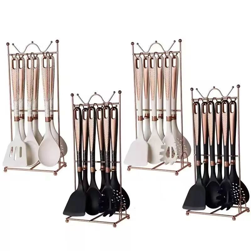Food-grade high-temperature-resistant silicone kitchenware set - 7-piece set