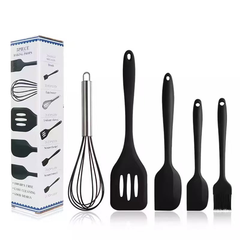 Food-grade silicone baking tool set - 5-piece set