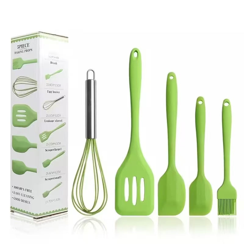 Food-grade silicone baking tool set - 5-piece set