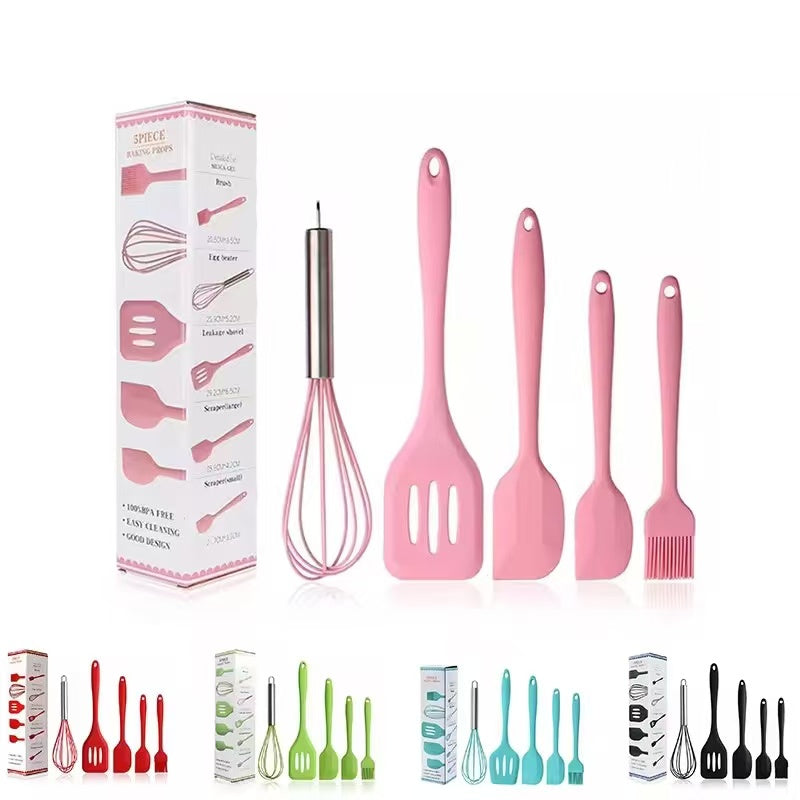Food-grade silicone baking tool set - 5-piece set