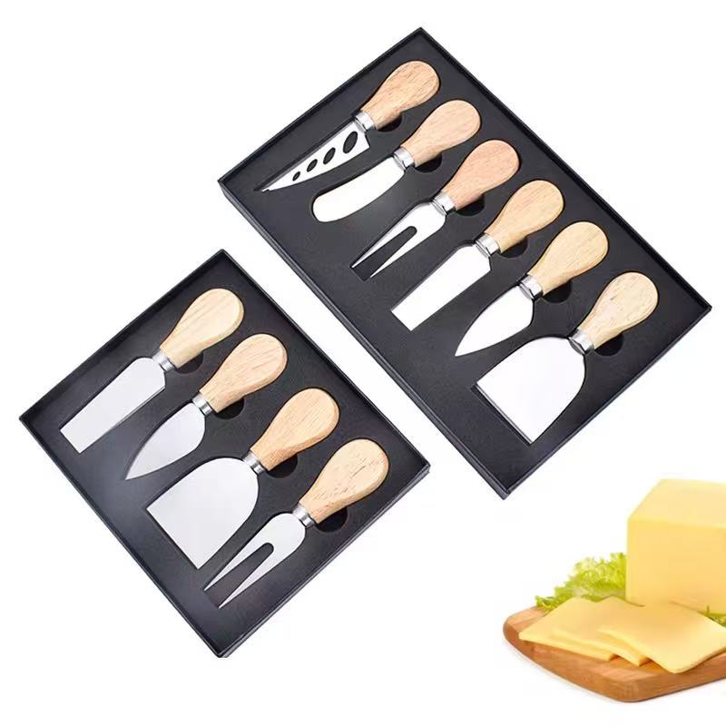 Stainless steel cheese knife set, cheese, milk and butter baking tool set