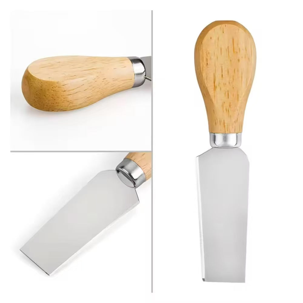 Stainless steel cheese knife set, cheese, milk and butter baking tool set