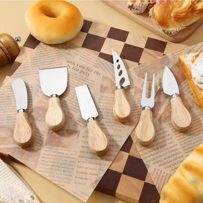 Stainless steel cheese knife set, cheese, milk and butter baking tool set