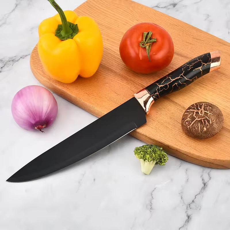 Stainless steel kitchen knife set - 6-piece set