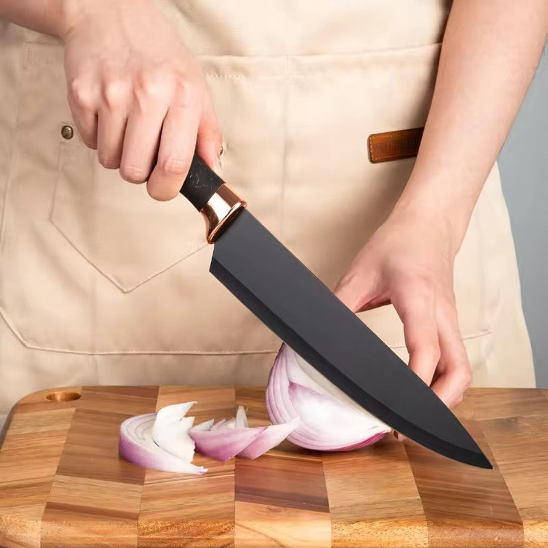 Stainless steel kitchen knife set - 6-piece set
