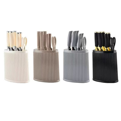 Stainless steel kitchen knife set - 7-piece set