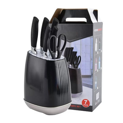 Stainless steel kitchen knife set - 7-piece set