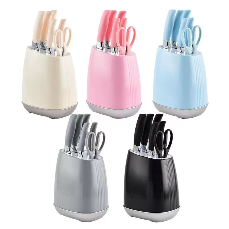 Stainless steel kitchen knife set - 7-piece set
