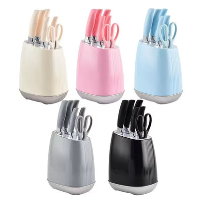Stainless steel kitchen knife set - 7-piece set