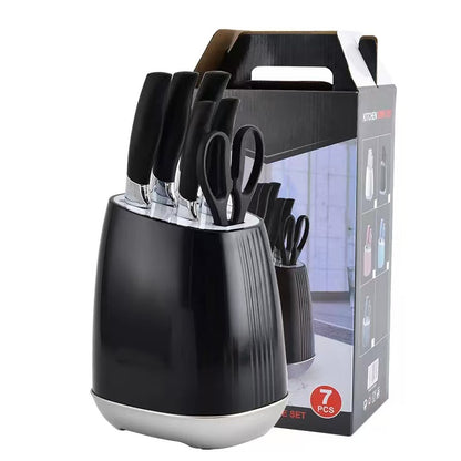 Stainless steel kitchen knife set - 7-piece set