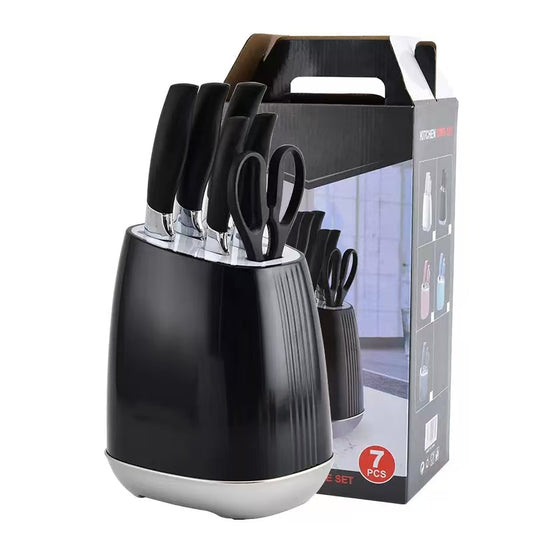 Stainless steel kitchen knife set - 7-piece set