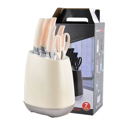 Stainless steel kitchen knife set - 7-piece set