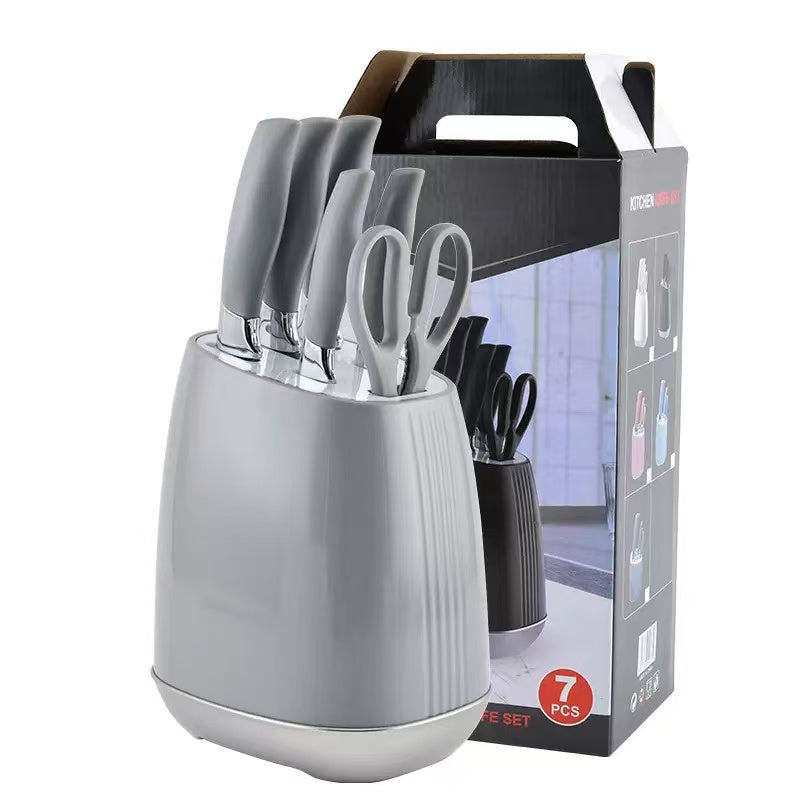 Stainless steel kitchen knife set - 7-piece set