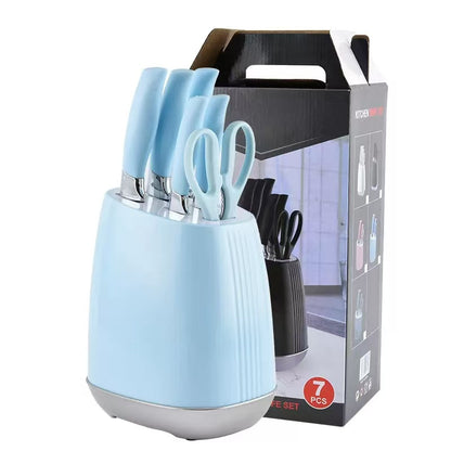 Stainless steel kitchen knife set - 7-piece set