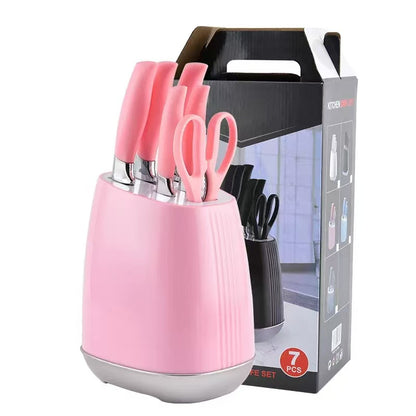 Stainless steel kitchen knife set - 7-piece set