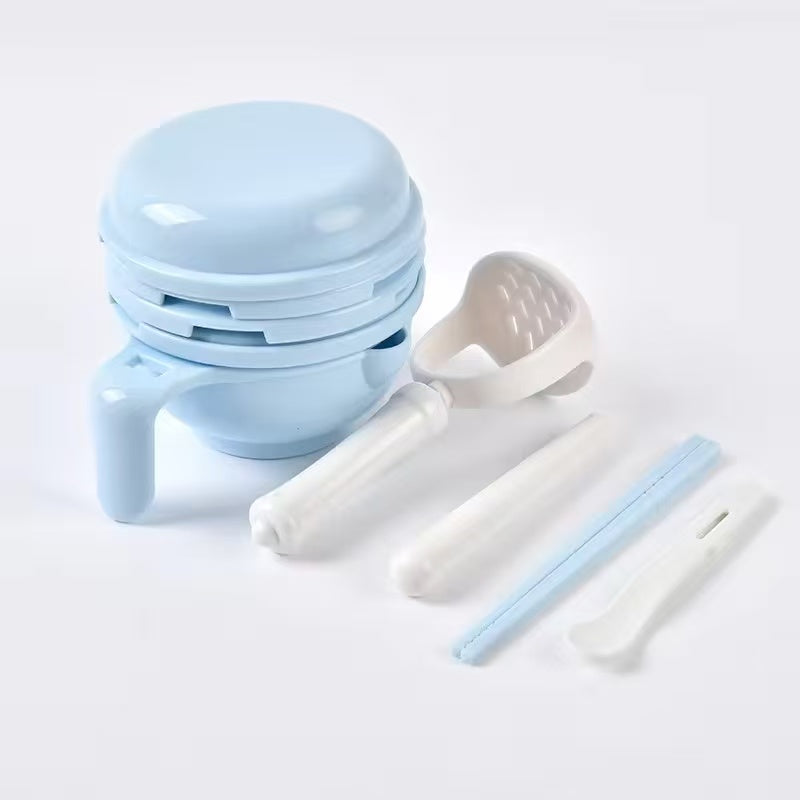Baby complementary food preparation set, fruit and vegetable puree grinder, grinding bowl