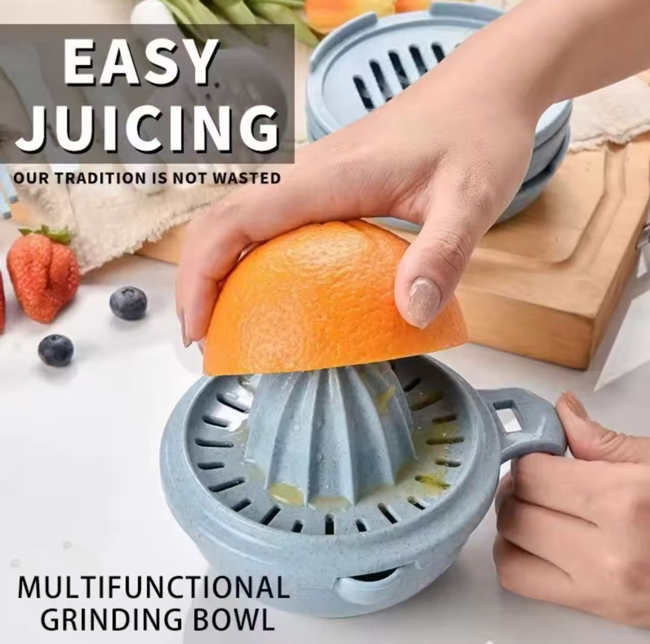 Baby complementary food preparation set, fruit and vegetable puree grinder, grinding bowl