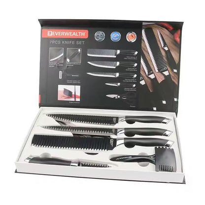 Stainless steel kitchen knife set - 7-piece set
