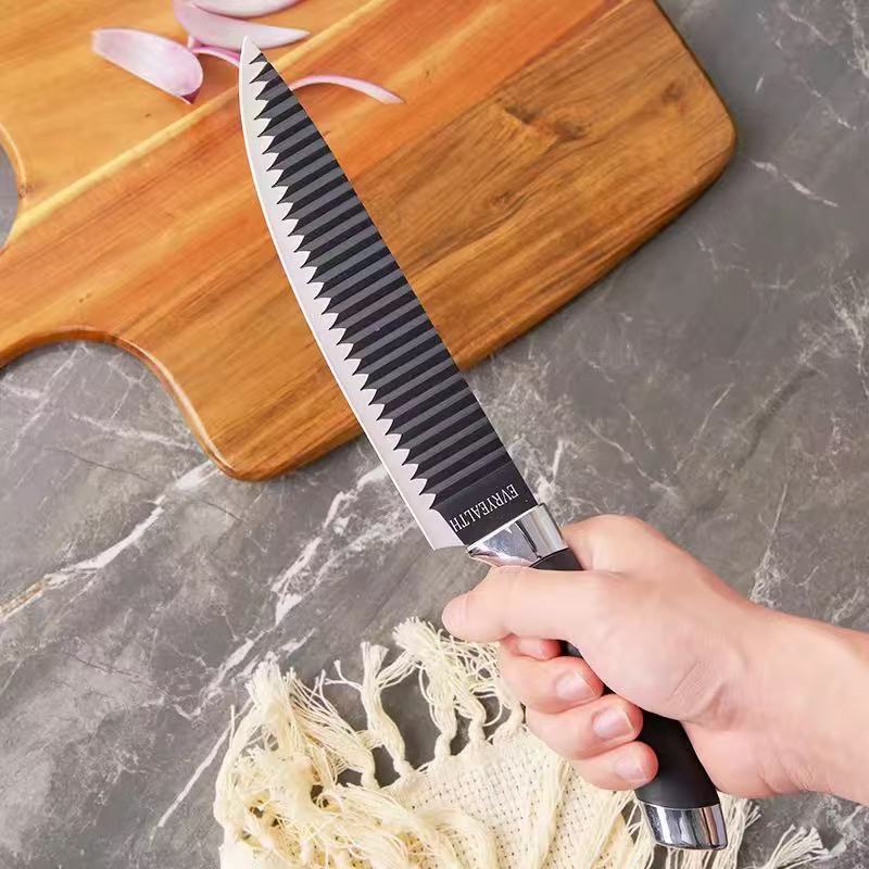 Stainless steel kitchen knife set - 7-piece set