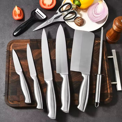 Stainless steel kitchen knife set - 9-piece set