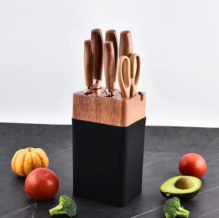Stainless steel kitchen knife set - 7-piece set