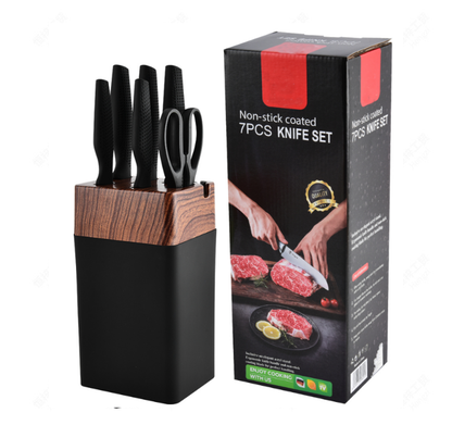 Stainless steel kitchen knife set - 7-piece set