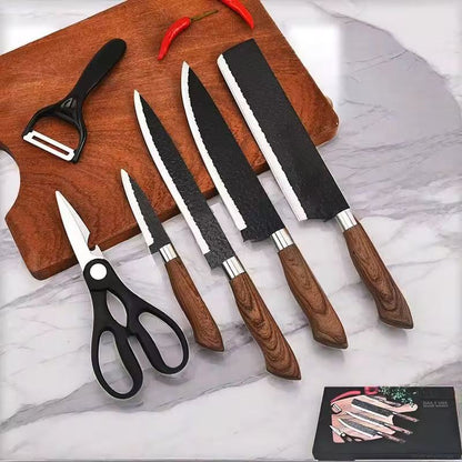 Stainless steel kitchen knife set - 6-piece set