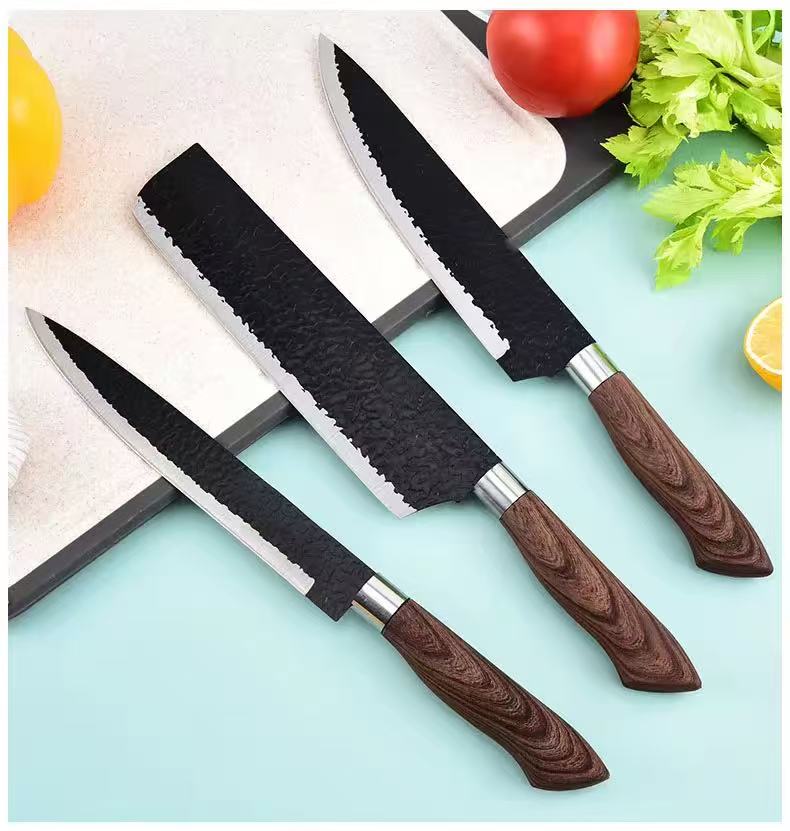 Stainless steel kitchen knife set - 6-piece set