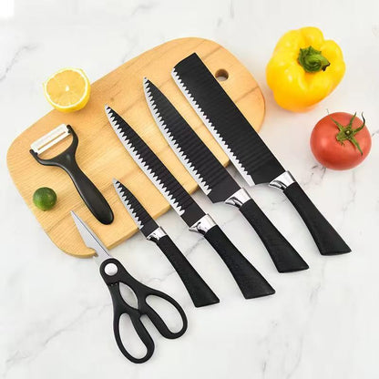 Stainless steel kitchen knife set - 6-piece set