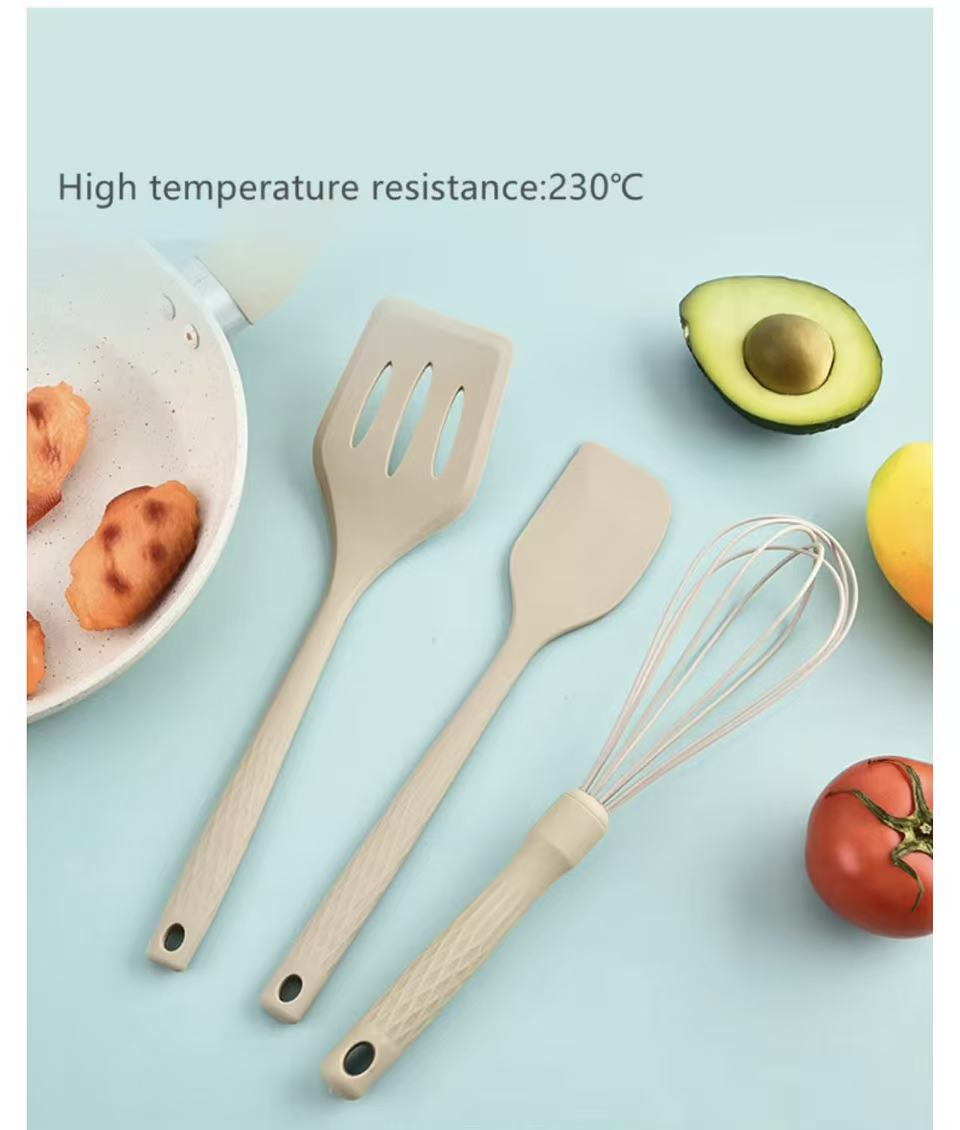 Food-grade silicone cooking and baking tool set - 21-piece set