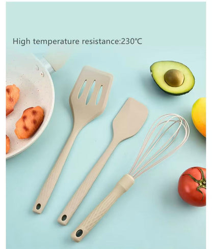 Food-grade silicone cooking and baking tool set - 21-piece set