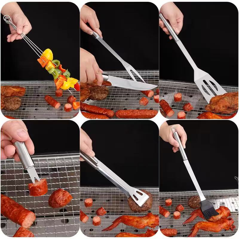 BBQ Stainless Steel Barbecue Tools Set