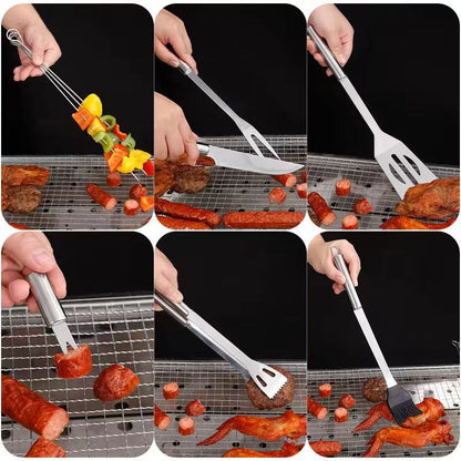 BBQ Stainless Steel Barbecue Tools Set