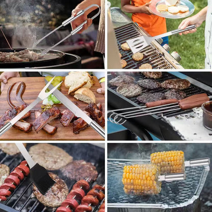 BBQ Stainless Steel Barbecue Tools Set