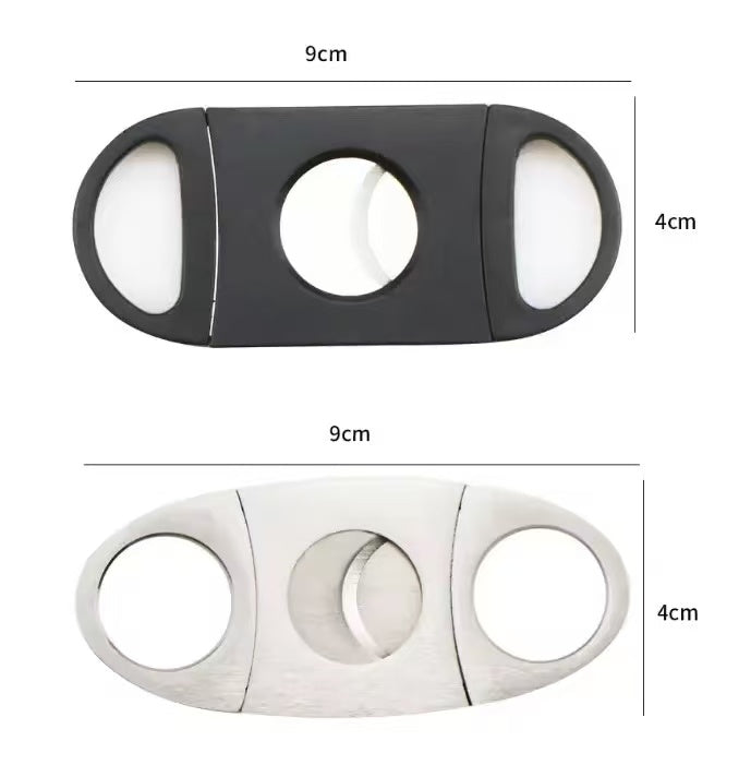 Stainless steel cigar cutter