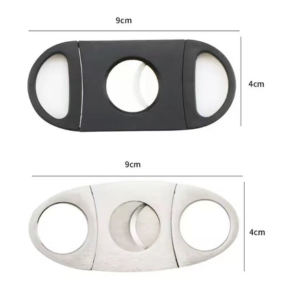Stainless steel cigar cutter