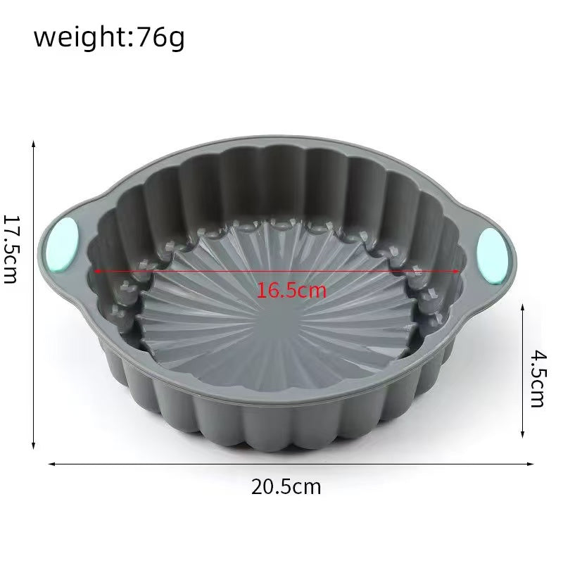 Silicone cake mousse bread baking tray, household baking mold set
