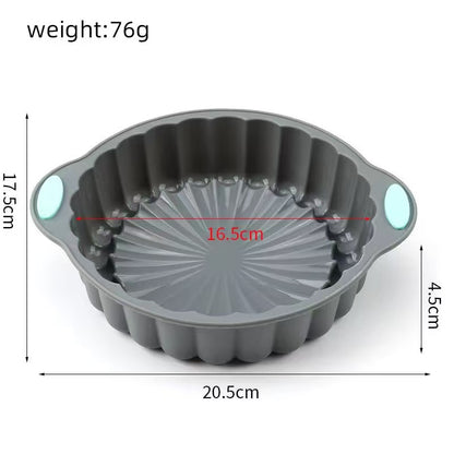 Silicone cake mousse bread baking tray, household baking mold set